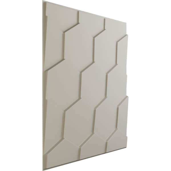 19 5/8in. W X 19 5/8in. H Honeycomb EnduraWall Decorative 3D Wall Panel Covers 2.67 Sq. Ft.